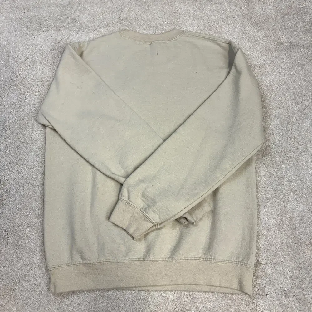 Gildan Taylor Swift Albums As Books Graphic Crewneck Beige Sweatshirt Size S - Picture 4 of 5